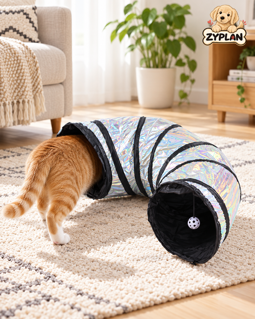 Zyplan Cat Tunnel lifestyle image