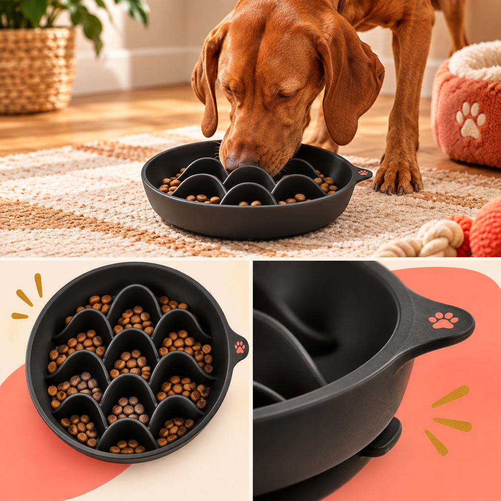 Zyplan Dog Slow Feeder detail